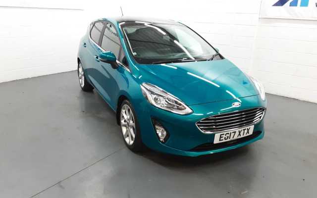 Ford Fiesta 1.0 Titanium Turbo 5 Door Petrol Blue Wave