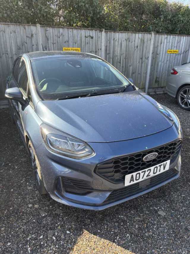 Ford Fiesta 1.0 EcoBoost 125PS MHEV ST-Line 5 Door 6-Speed Manual 5 Door Hybrid Chrome Blue